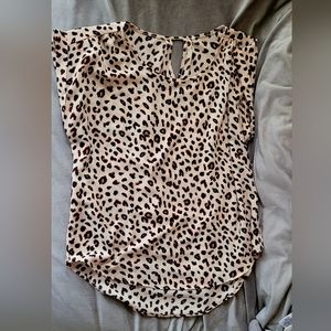 Leopard print blouse